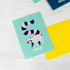 Birthday card - Racoon FIVE