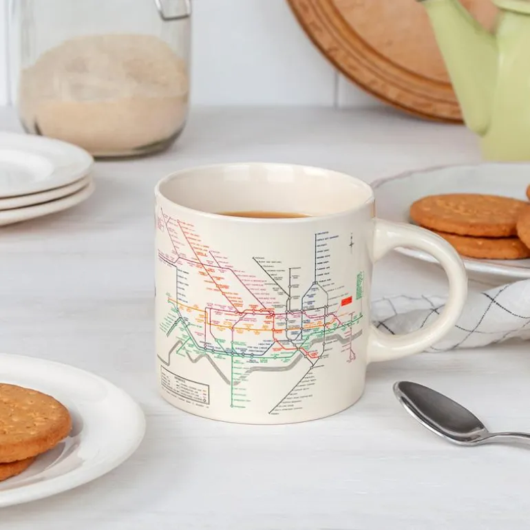 Ceramic mug - TfL Heritage Tube Map