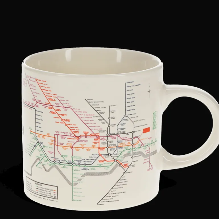 Ceramic mug - TfL Heritage Tube Map