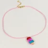 Children's glitter necklace - Ice lolly