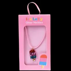 Children's glitter necklace - Ice lolly