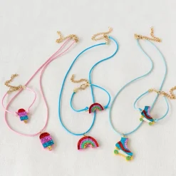 Children's glitter necklace - Ice lolly