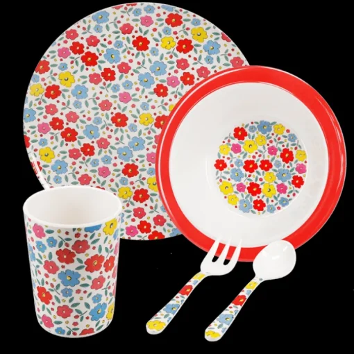 Children's melamine dinner set (5 pieces) - Tilde