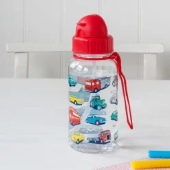 Children's water bottle with straw 500ml - Road Trip