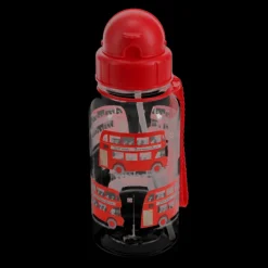 Children's water bottle with straw 500ml - TfL Routemaster Bus