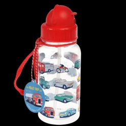 Children's water bottle with straw 500ml - Road Trip