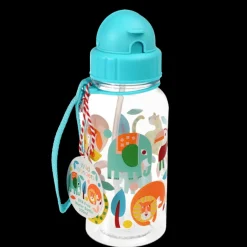 Children's water bottle with straw 500ml - Wild Wonders