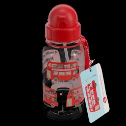 Children's water bottle with straw 500ml - TfL Routemaster Bus