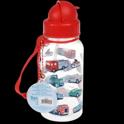 Children's water bottle with straw 500ml - Road Trip