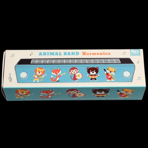 Children's wooden harmonica - Animal Band