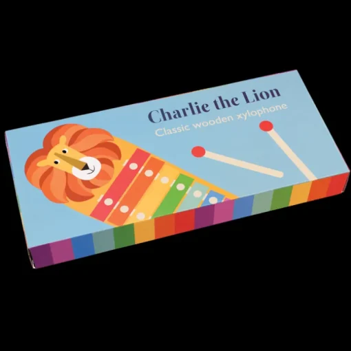 Children's xylophone with song book - Charlie the Lion