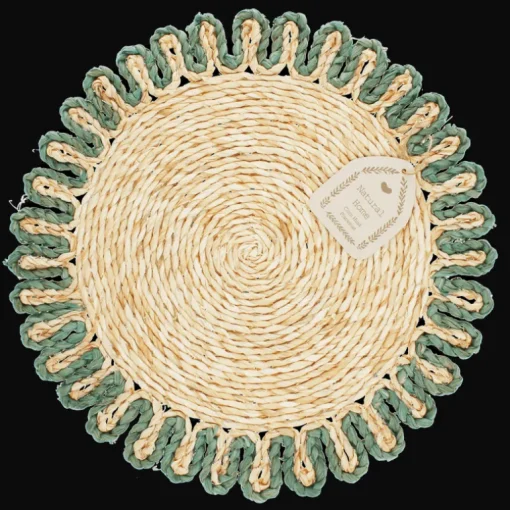 Corn husk placemat - Blue