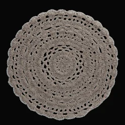 Crochet placemat - Grey