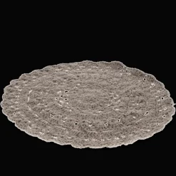 Crochet placemat - Grey