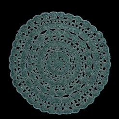 Crochet placemat - Teal