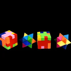 3D puzzle erasers (set of 4) - Wild Bear