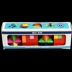 3D puzzle erasers (set of 4) - Wild Bear
