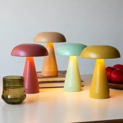 Dimmable mushroom touch lamp - Fawn