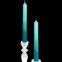 Dip dye candles (set of 4) - Blue