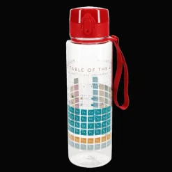 Drinks bottle with push button lid 700ml - Periodic Table
