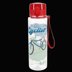 Drinks bottle with push button lid 700ml - Cyclist