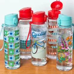 Drinks bottle with push button lid 700ml - Periodic Table