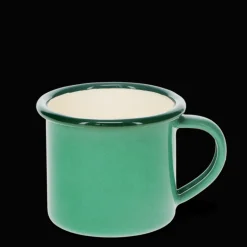 Enamel espresso mug 150ml - Green
