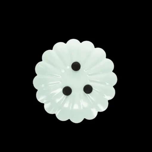 Enamel flat flower candle holder - Light grey