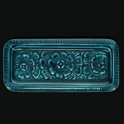 Enamel trinket tray - Blue