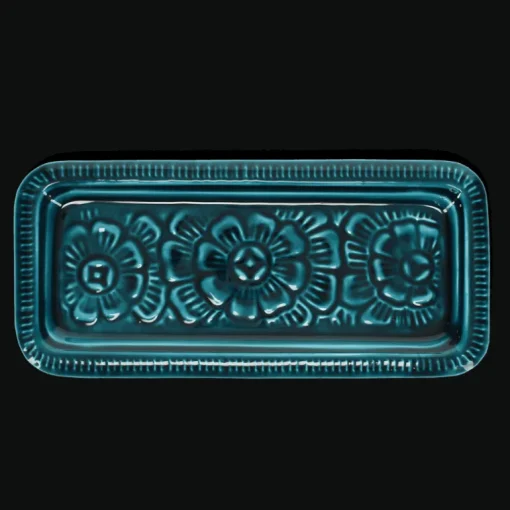 Enamel trinket tray - Blue