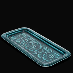 Enamel trinket tray - Blue