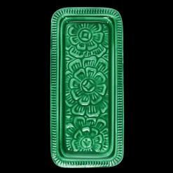 Enamel trinket tray - Dark green