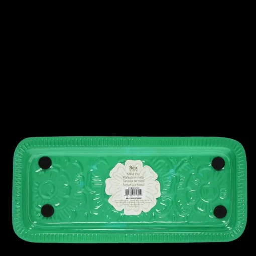 Enamel trinket tray - Dark green