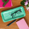 Enamel trinket tray - Green