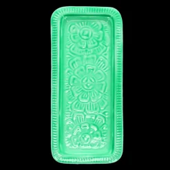 Enamel trinket tray - Green