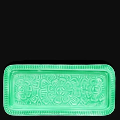Enamel trinket tray - Green