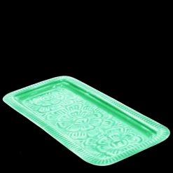Enamel trinket tray - Green