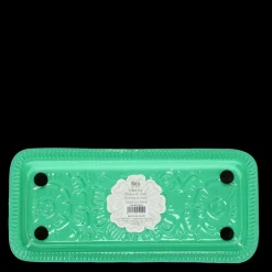 Enamel trinket tray - Green