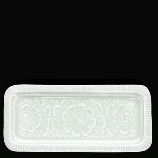 Enamel trinket tray - Light grey