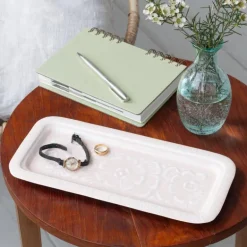 Enamel trinket tray - Soft pink
