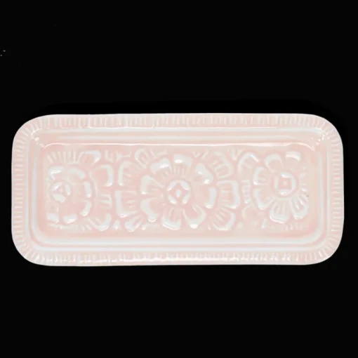Enamel trinket tray - Soft pink