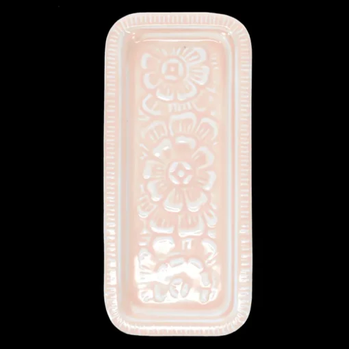 Enamel trinket tray - Soft pink