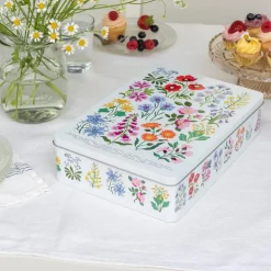 Fairy cake storage tin - Wild Flowers