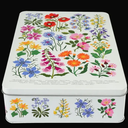 Fairy cake storage tin - Wild Flowers