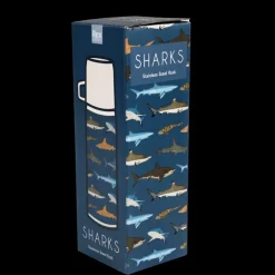 Flask and cup 350ml - Sharks