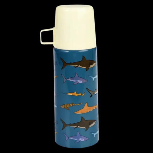 Flask and cup 350ml - Sharks