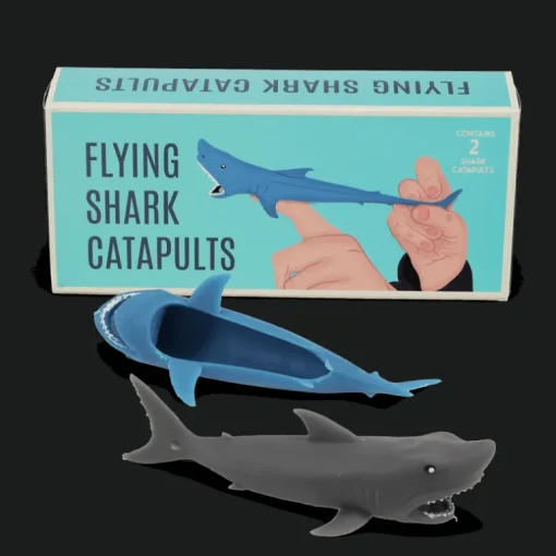 Flying shark finger catapults (box of 2)