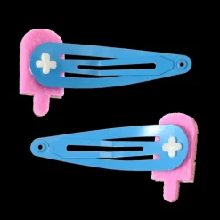 Glitter hair clips (set of 2) - Ice lolly