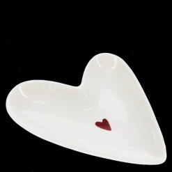 Glossy ceramic trinket dish - Heart