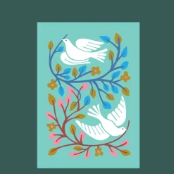 Greetings card - Doves